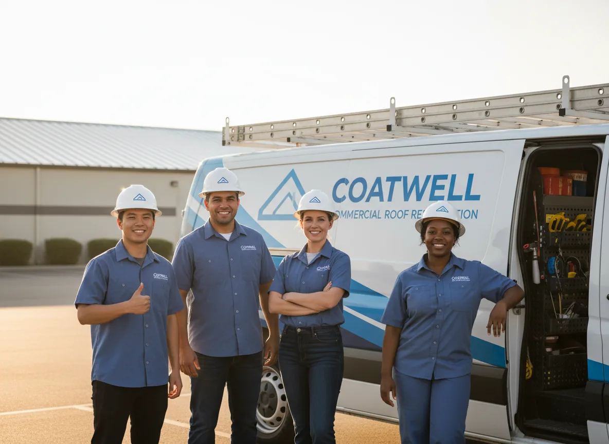 Commercial roof coating company in Elma, NY